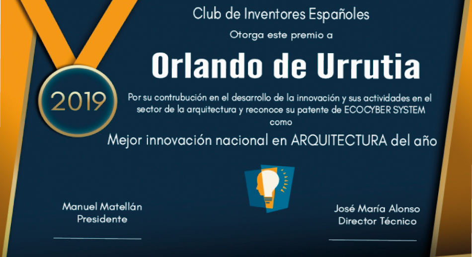 Orlando DeUrrutia Mejor inovación nacional