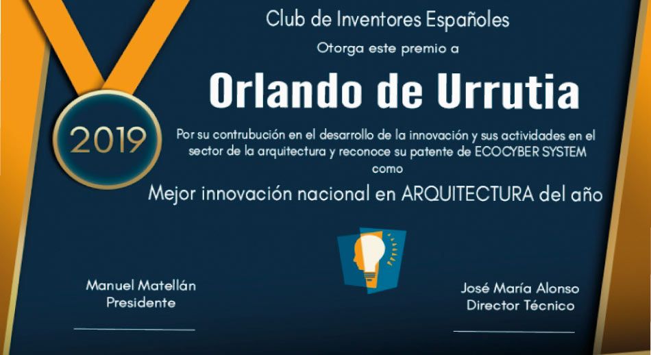 Orlando DeUrrutia Mejor inovación nacional